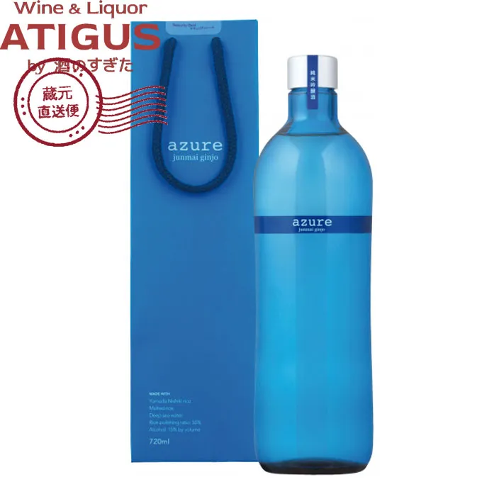土佐鶴 純米吟醸酒 アジュール 720ml　｜　【産地直送】 15度 日本酒 清酒 土佐鶴酒造 高知県 純米吟醸酒 720ml 辛口 国分 azure'