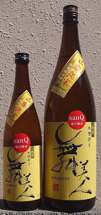 舞美人 (まいびじん) 令和6BY 仕込2号 山廃純米 無濾過生原酒 sanQ蔵付酵母 【美川酒造場】【福井県】
