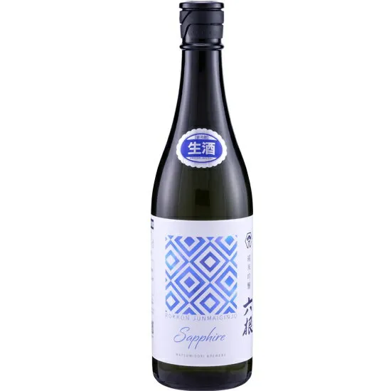 松緑酒造 六根 サファイヤ 純米吟醸 生酒 720ml 要冷蔵 クール便 青森