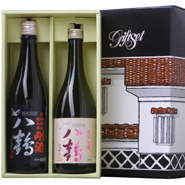 【エントリーP10★12/4 20:00-12/11 1:59】八鶴　純米吟醸・剛酒セット　送料無料【酒 日本酒 セット 純米酒 辛口 父の日 お中元 お歳暮 プレゼント ギフト 贈答品】