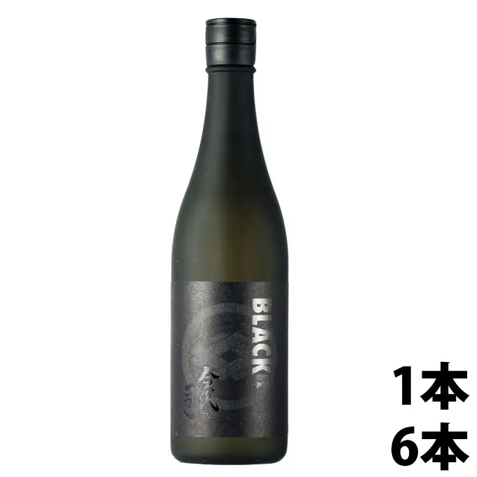 日本酒 極辛口 純米酒【BLACK】ブラック 今代司酒造 720ml 男性 女性 新潟地酒 おすすめ ペアリング 清酒 sake 熱燗 超辛口 お酒