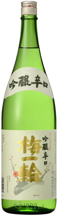 ［清酒・日本酒］9本まで同梱可★特撰　梅一輪　吟醸辛口　1．8L　1本　（1800ml）梅一輪酒造