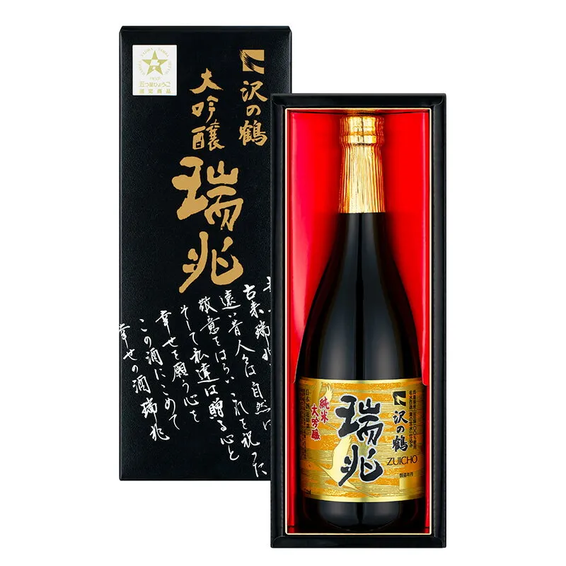沢の鶴 日本酒 ギフト プレゼント 　純米大吟醸 瑞兆(ずいちょう)720ml 還暦祝い 退職祝い 誕生日 プレゼント 男性 女性