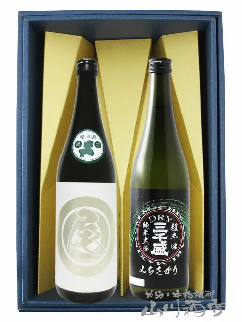 三千盛 ( みちさかり ) まる尾 720ml + 純米ドライ 超辛口 純米大吟醸 720ml【 2637 】【 日本酒 贈答品 ギフト 】【箱付き2本セット 】【 送料無料 】【 ハロウィン 贈り物 ギフト プレゼント 】